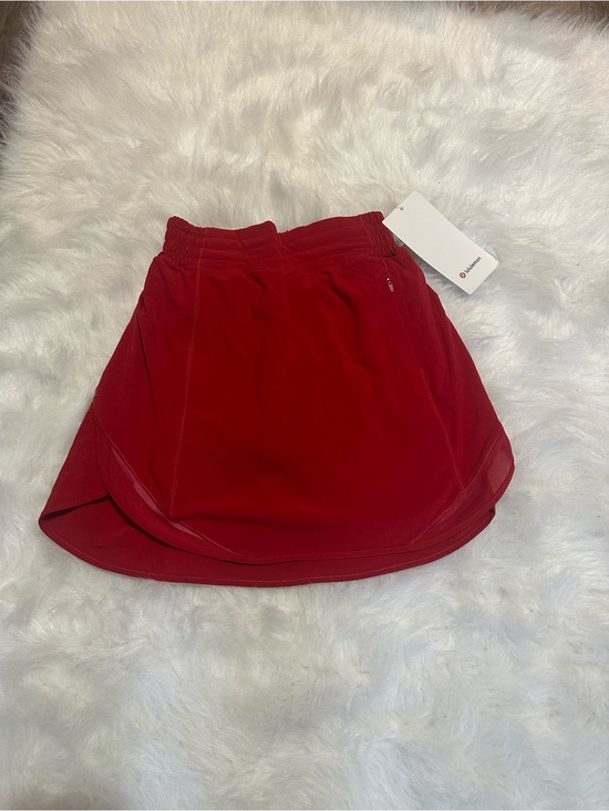 lululemon athletica Dresses & Skirts - lululemon athletica Red High-Low Active Skirt